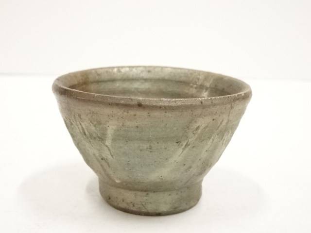 JAPANESE CERAMICS / SAKE CUP / BIZEN WARE / ARTISAN WORK